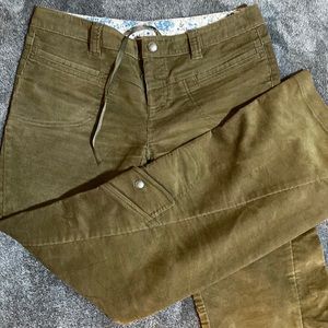 Athleta, size 10, corduroy pants, flare leg